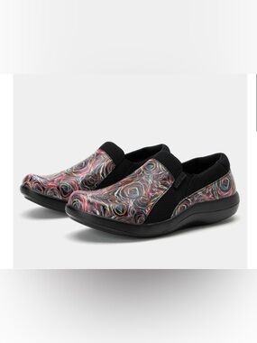 Alegria Dulette CURRENTLY Colorful Soft Workwear Support Slip on Clog Shoes